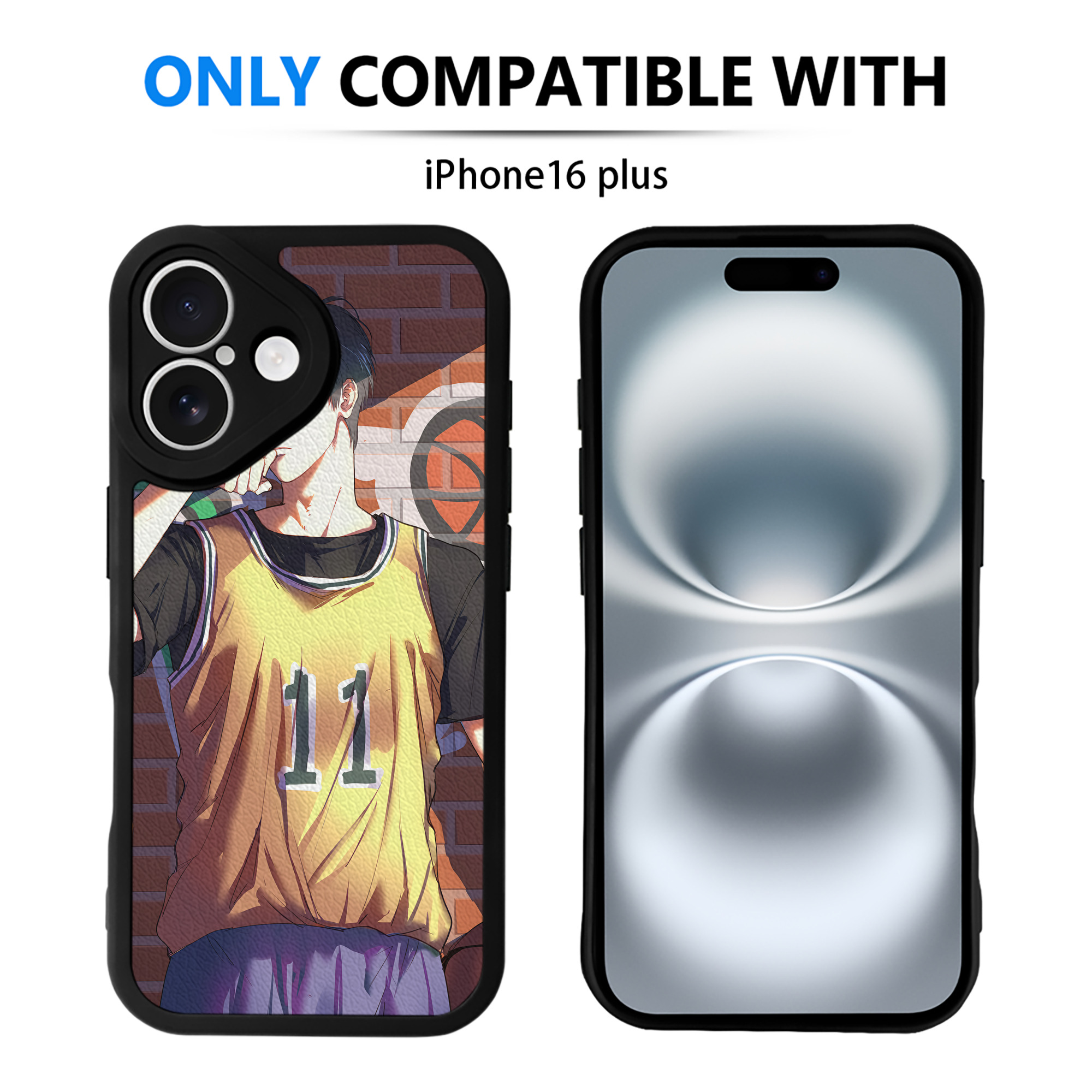 （画像用） SLAM DUNK／スラムダンク 【iPhone 16シリーズ対応】シリコンスマホケース（レザー調） 材質：シリコン